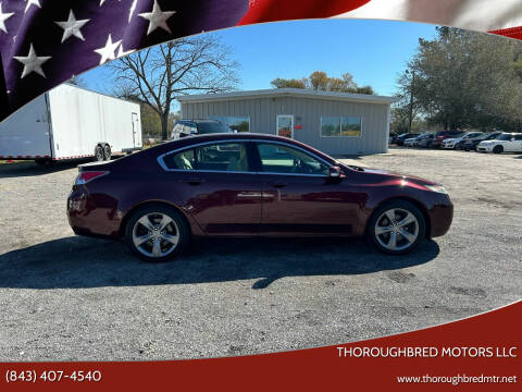 2013 Acura TL for sale at Thoroughbred Motors LLC in Scranton SC