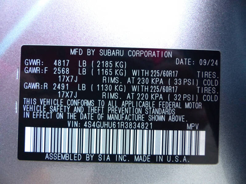 2024 Subaru Crosstrek Wilderness