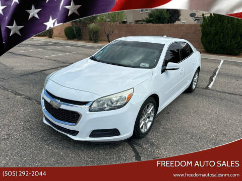 2015 Chevrolet Malibu for sale at Freedom Auto Sales in Albuquerque NM