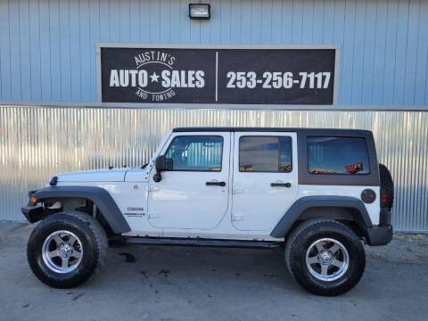 2013 Jeep Wrangler Unlimited for sale at Austin's Auto Sales in Edgewood WA
