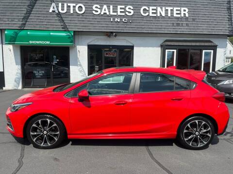 2019 Chevrolet Cruze for sale at Auto Sales Center Inc in Holyoke MA
