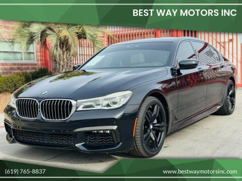 2017 BMW 7 Series for sale at BEST WAY MOTORS INC in San Diego CA