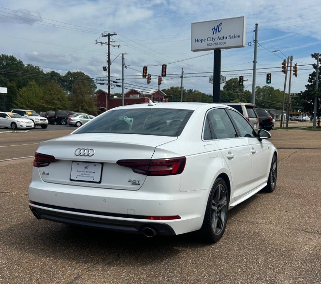 2018 Audi A4 for sale at Hope City Auto Sales in Senatobia, MS