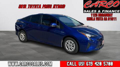 2016 Toyota Prius for sale at CARCO OF POWAY in Poway CA