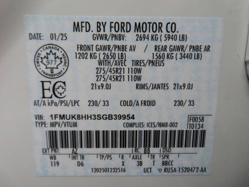 2025 Ford Explorer Platinum