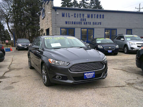 2016 Ford Fusion for sale at Weigman's Auto Sales in Milwaukee WI