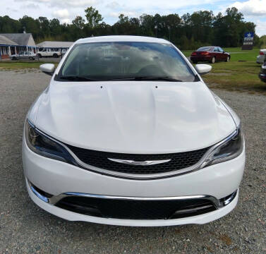 2015 Chrysler 200 for sale at Premier Auto Solutions & Sales in Quinton VA