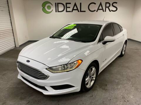 2018 Ford Fusion Hybrid for sale at Ideal Cars Broadway in Mesa AZ