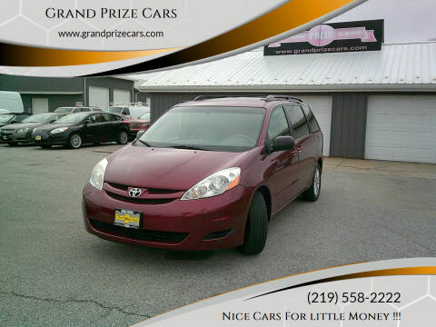 2008 Toyota Sienna for sale at Grand Prize Cars in Cedar Lake IN
