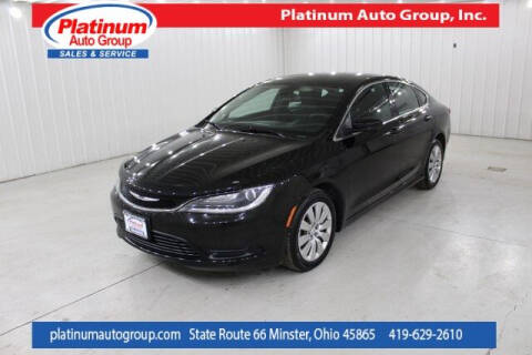 2016 Chrysler 200 for sale at Platinum Auto Group Inc. in Minster OH