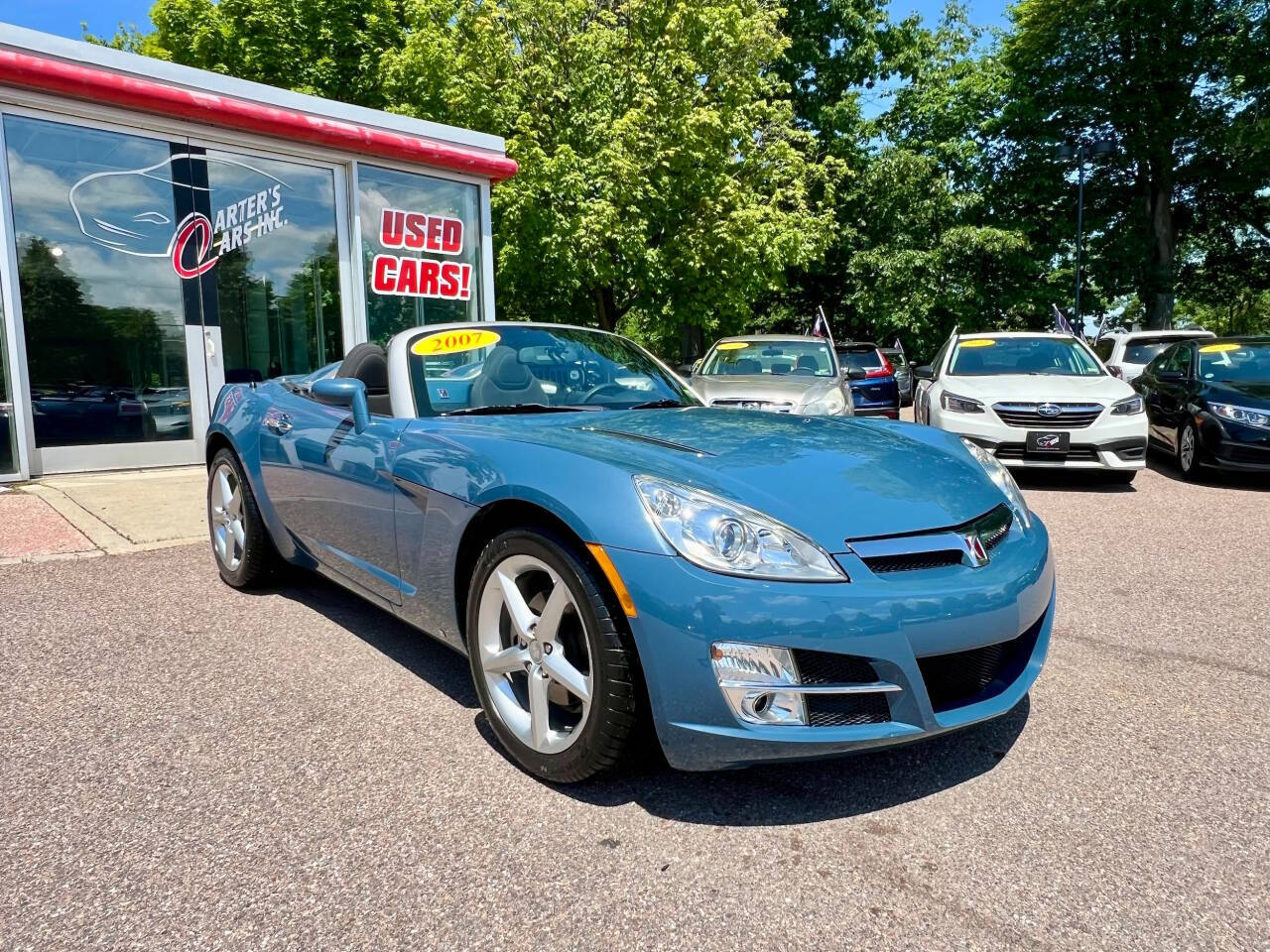 Blue 2007 Saturn SKY Base Convertible 2dr Convertible 2