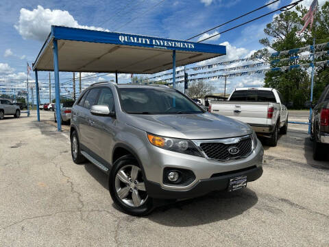 2013 Kia Sorento for sale at Quality Investments in Tyler TX