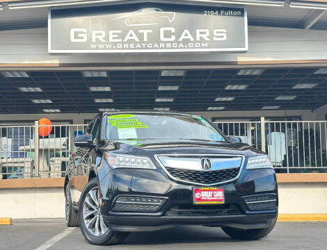 2016 Acura MDX for sale at Great Cars in Sacramento CA