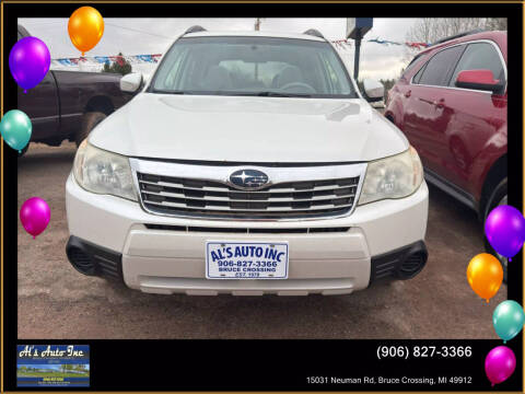 2010 Subaru Forester for sale at Al's Auto Inc. in Bruce Crossing MI
