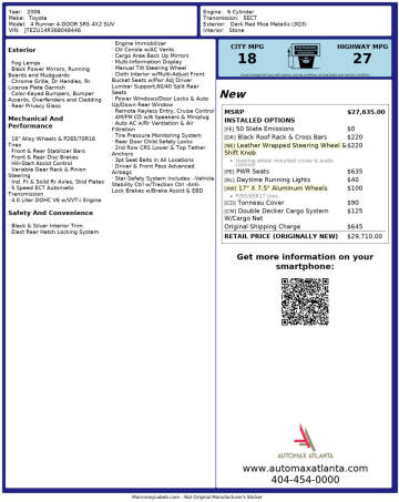 2006 Toyota 4Runner SR5