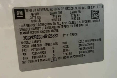 2017 Chevrolet Silverado 1500
