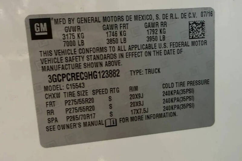 2017 Chevrolet Silverado 1500