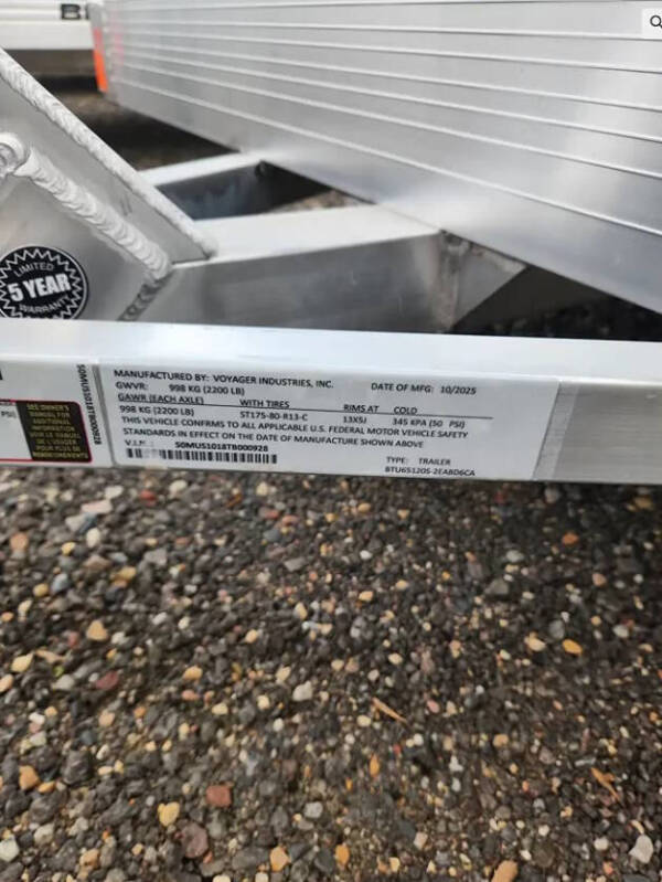 2025 Bear Track BTU65120S
