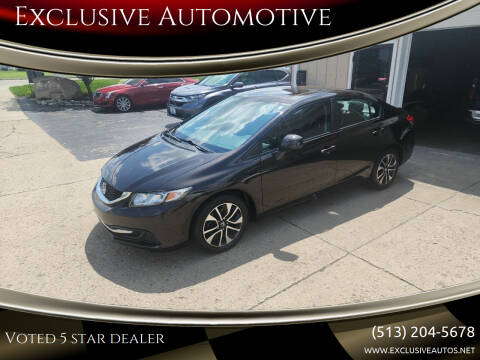 2013 Honda Civic for sale at Exclusive Automotive in West Chester OH