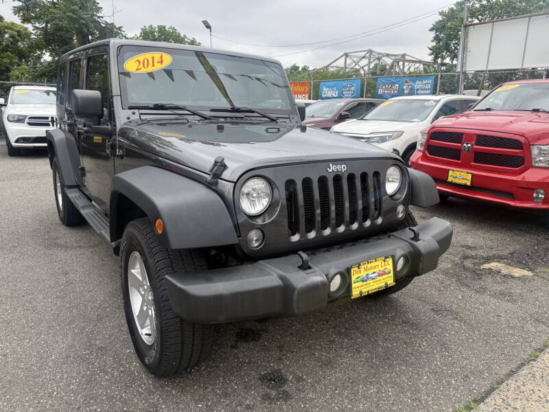 Used 2014 Jeep Wrangler Unlimited Sport with VIN 1C4BJWDG3EL260477 for sale in Passaic, NJ