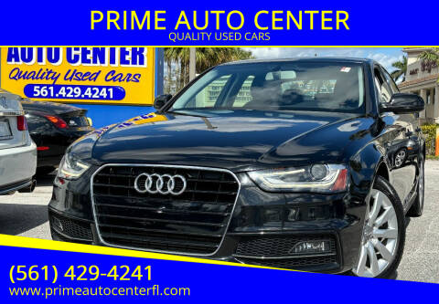2015 Audi A4 for sale at PRIME AUTO CENTER in Palm Springs FL