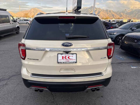 2018 Ford Explorer Platinum