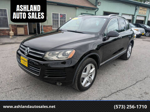 2011 Volkswagen Touareg for sale at ASHLAND AUTO SALES in Columbia MO