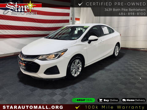 2019 Chevrolet Cruze for sale at STAR AUTO MALL 512 in Bethlehem PA