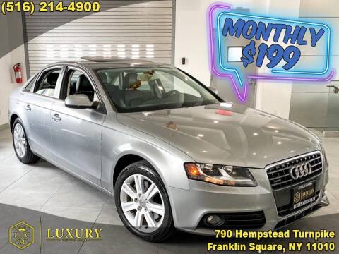 2011 Audi A4 for sale at LUXURY MOTOR CLUB in Franklin Square NY