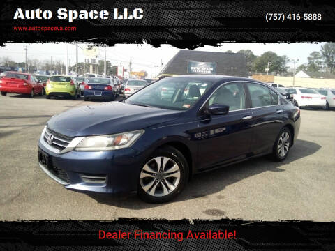 2014 Honda Accord for sale at Auto Space LLC in Norfolk VA