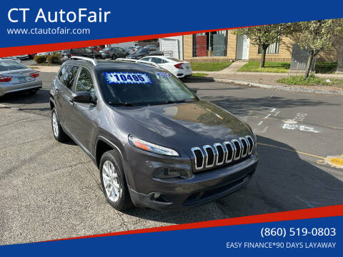 2014 Jeep Cherokee for sale at CT AutoFair in West Hartford CT