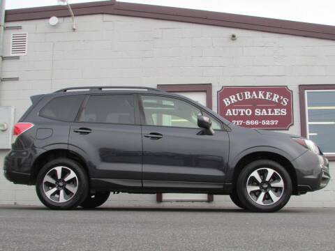 2018 Subaru Forester for sale at Brubakers Auto Sales in Myerstown PA