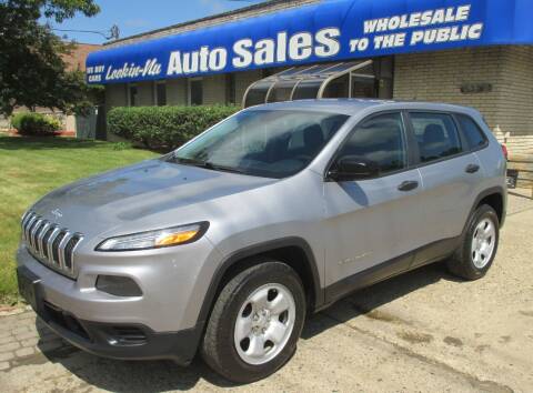 2014 Jeep Cherokee for sale at Lookin-Nu Auto Sales in Waterford MI