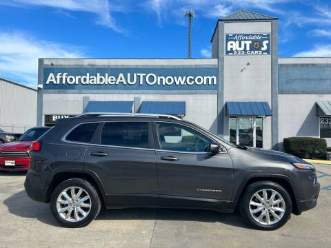 2015 Jeep Cherokee for sale at Affordable Autos in Houma LA