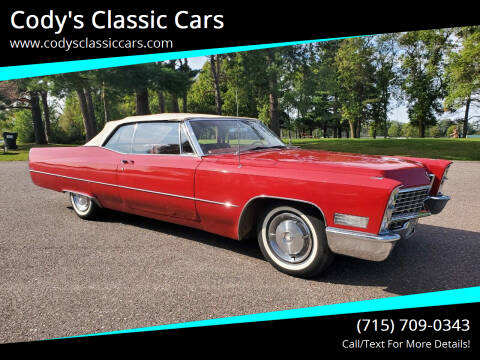 1967 Cadillac DeVille for sale at Cody's Classic Cars in Stanley WI