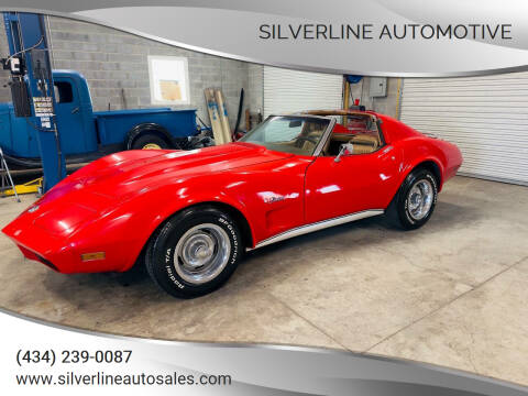 1974 Chevrolet Corvette for sale at Silverline Automotive in Lynchburg VA