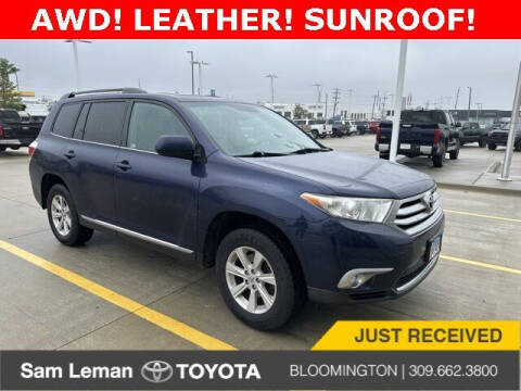 2012 Toyota Highlander for sale at Sam Leman Toyota Bloomington in Bloomington IL