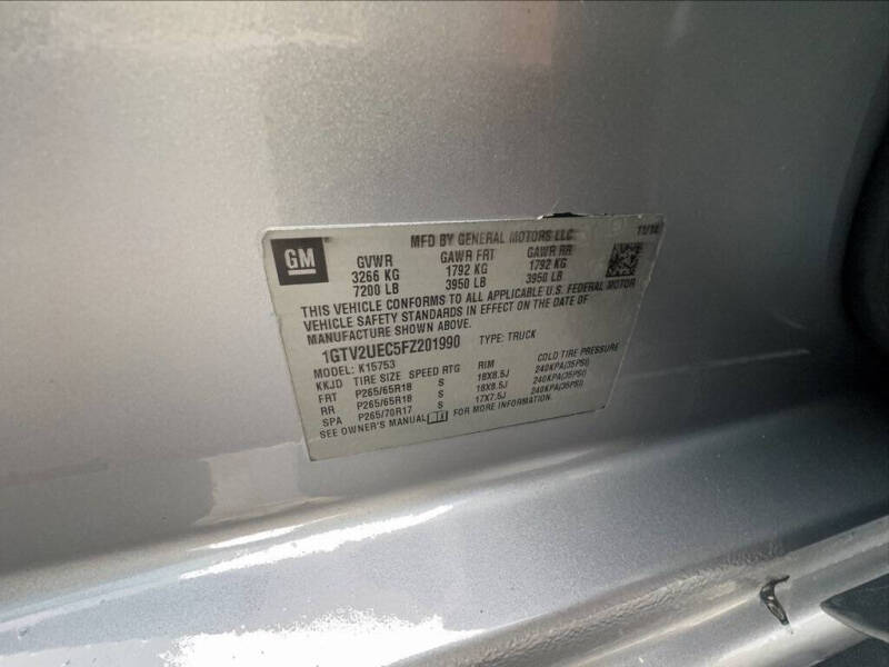 2015 GMC Sierra 1500 SLE