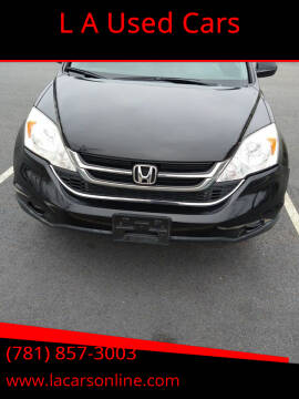2011 Honda CR-V for sale at L A Used Cars in Abington MA