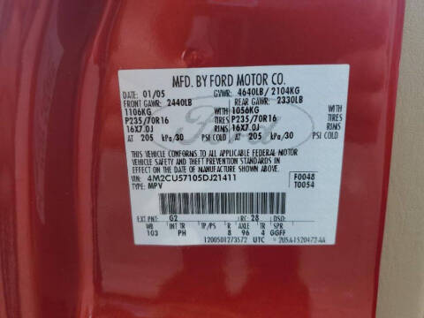 2005 Mercury Mariner
