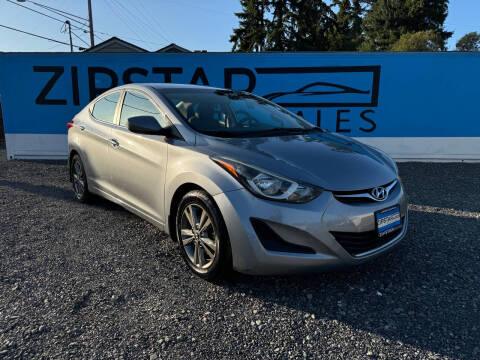 2016 Hyundai Elantra for sale at Zipstar Auto Sales in Lynnwood WA