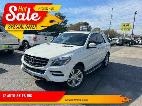 2013 Mercedes-Benz M-Class for sale at JZ AUTO SALES INC in Marietta GA