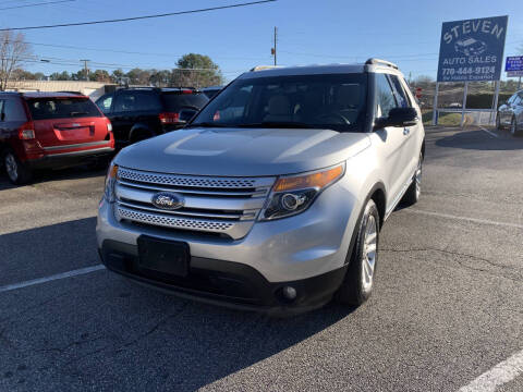 2013 Ford Explorer for sale at Steven Auto Sales in Marietta GA