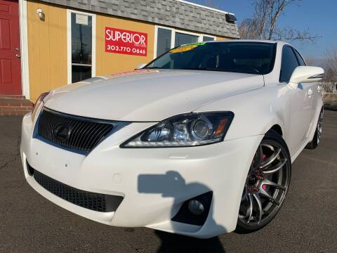 2011 Lexus IS 350 for sale at Superior Auto Sales, LLC in Wheat Ridge CO
