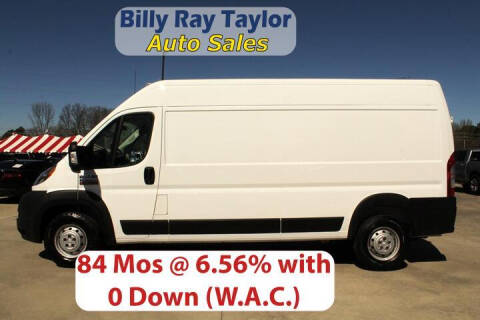 2021 RAM ProMaster for sale at Billy Ray Taylor Auto Sales in Cullman AL