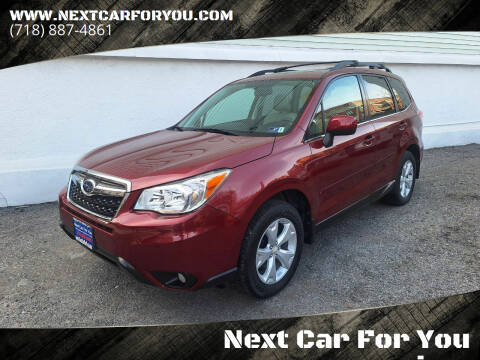 2015 Subaru Forester for sale at Next Car For You inc. in Brooklyn NY