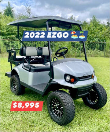 2022 E-Z-GO RXV for sale at Poole Automotive in Laurinburg NC