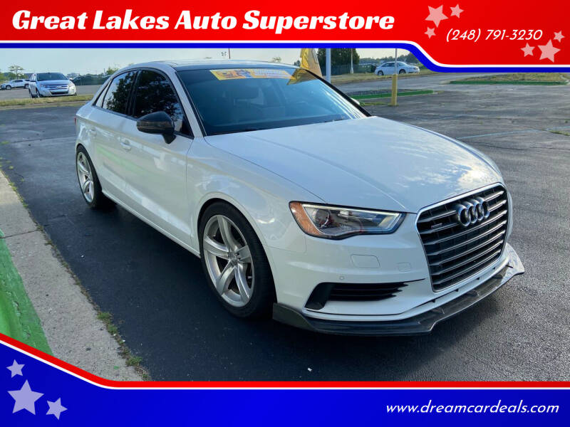 2015 Audi A3 for sale at Great Lakes Auto Superstore in Waterford Township MI