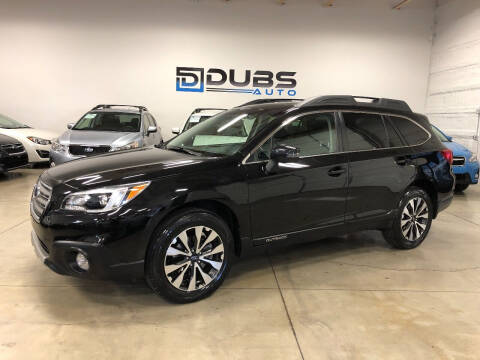 2017 Subaru Outback for sale at DUBS AUTO LLC in Clearfield UT