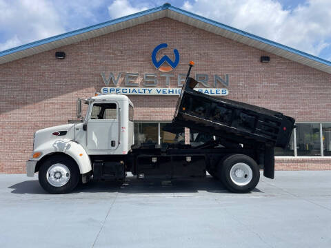 2007 Peterbilt 335 Dump Truck for sale at Western Specialty Vehicle Sales in Braidwood IL